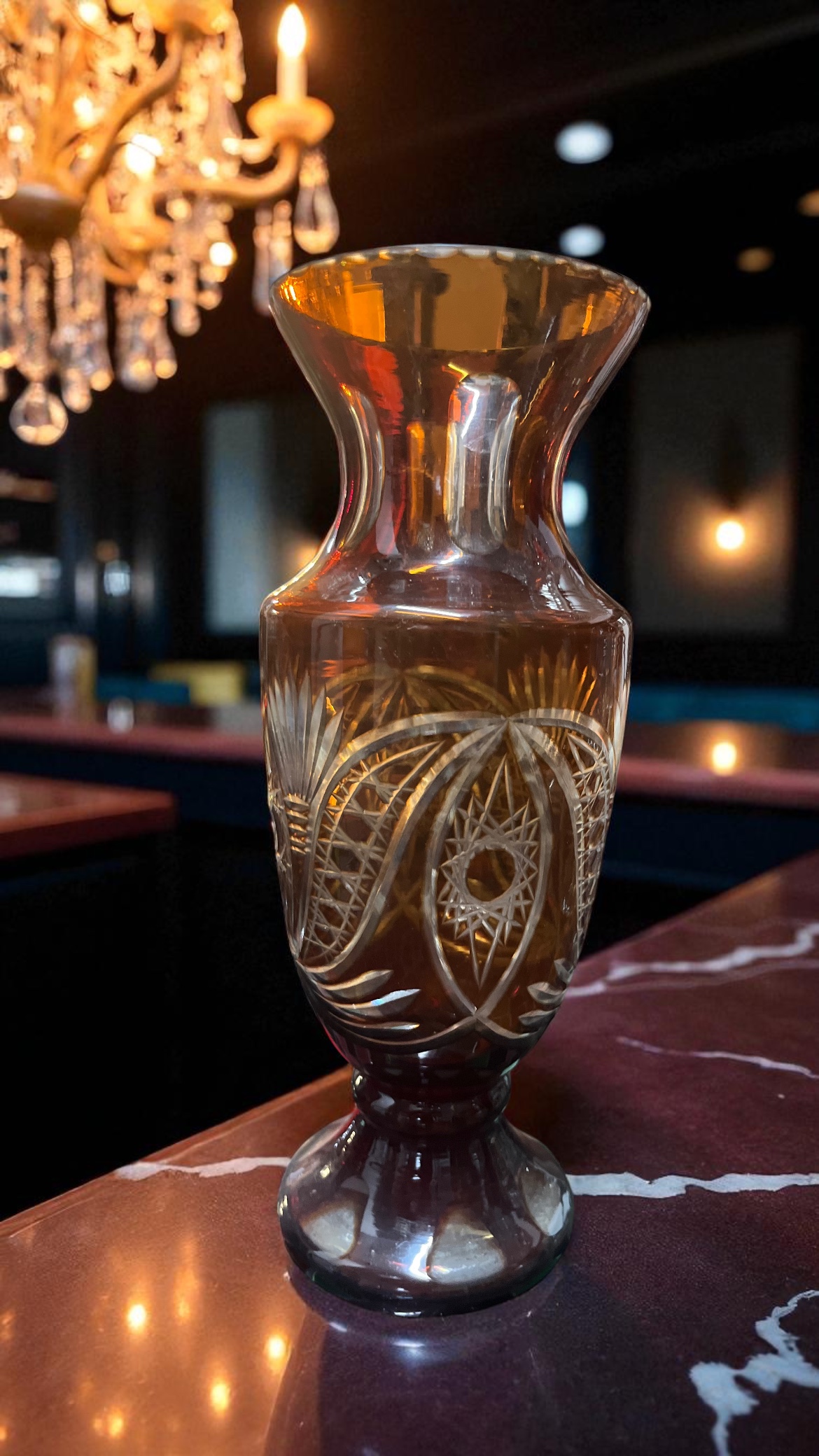 Çekoslovak Kristal Vazo